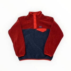 12y Patagonia fleece pullover snap pullover